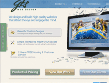 Tablet Screenshot of gtswebdesign.com